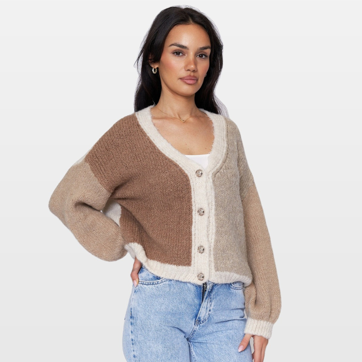 Fiamma | Cárdigan oversize de terciopelo pastel