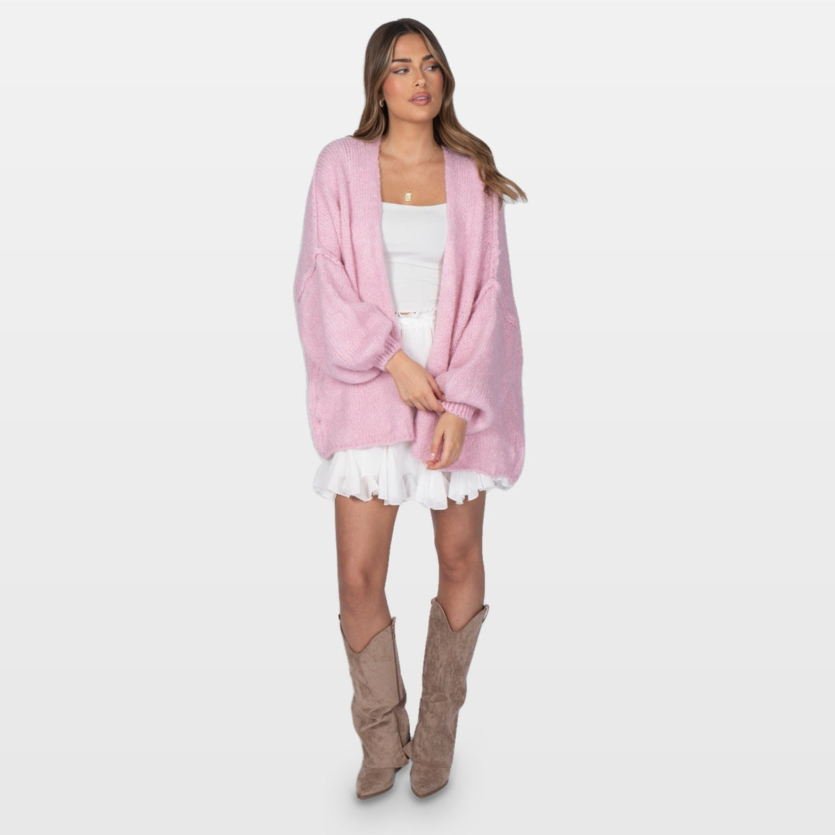 Delia | Cárdigan casual de corte oversize