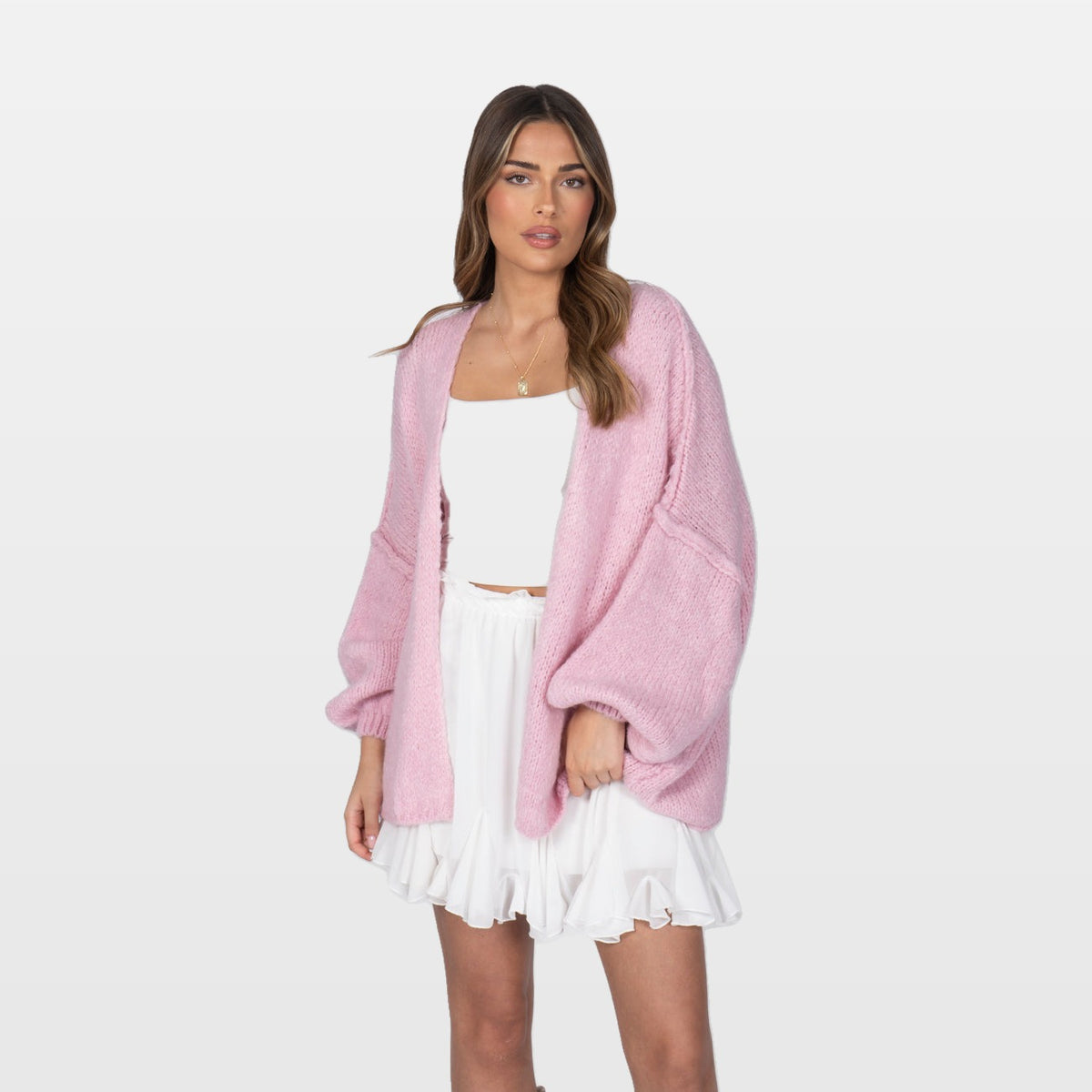 Delia | Cárdigan casual de corte oversize