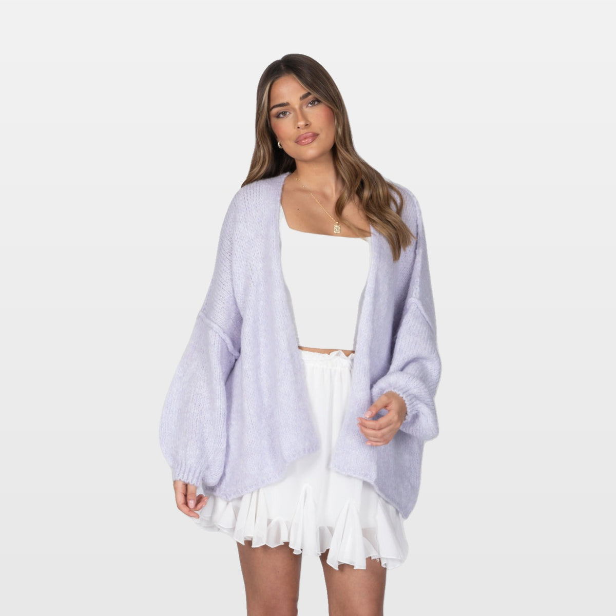 Delia | Cárdigan casual de corte oversize