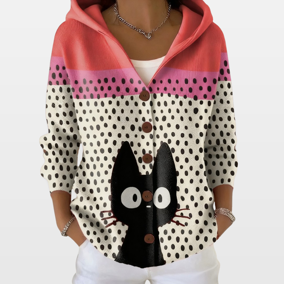 Loreta | Chaqueta de punto con capucha