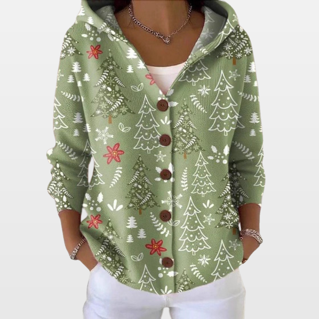 Chiara | Chaqueta de punto con capucha