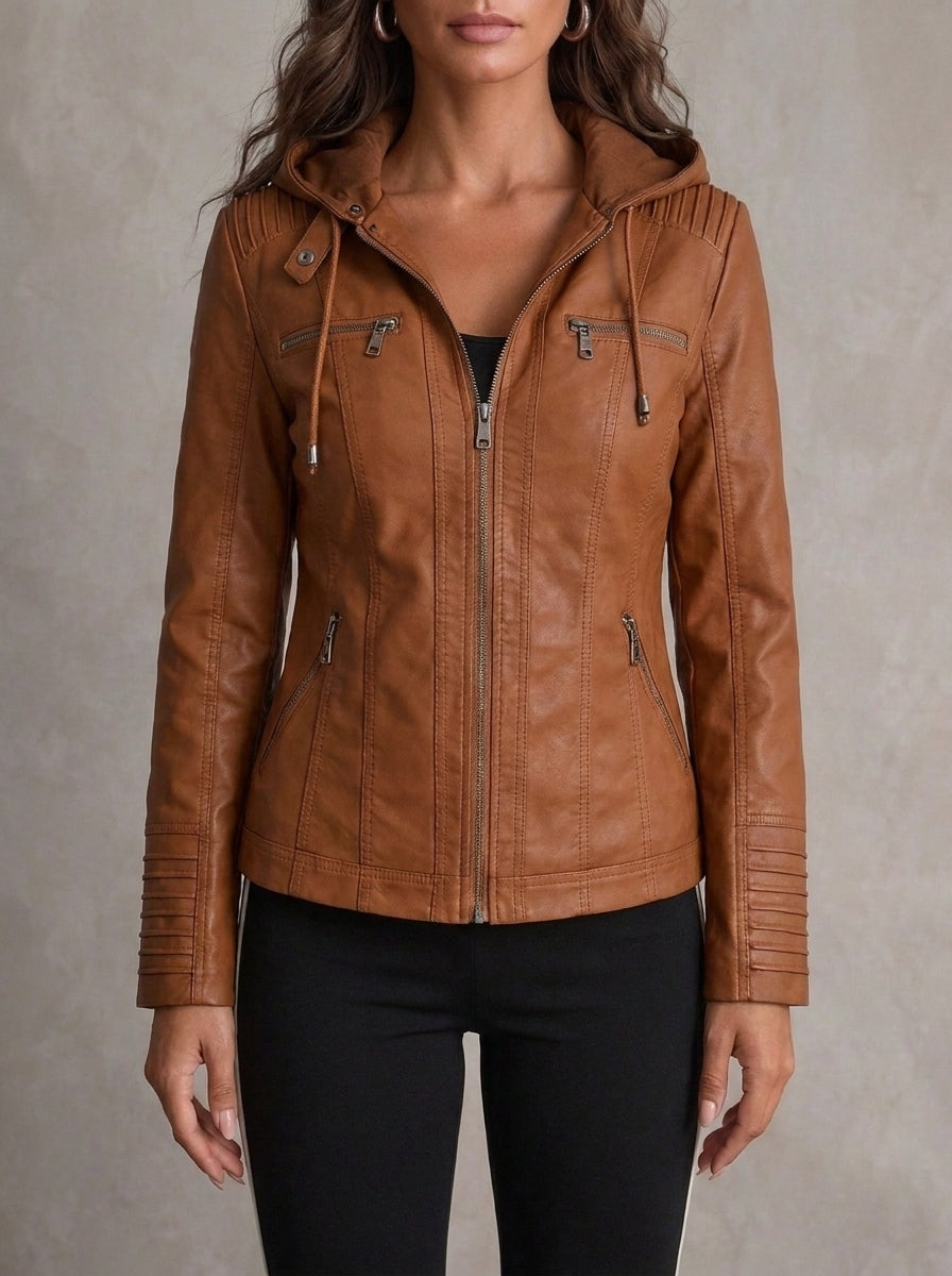Macarena | Chaqueta de Piel Resistente y Elegante