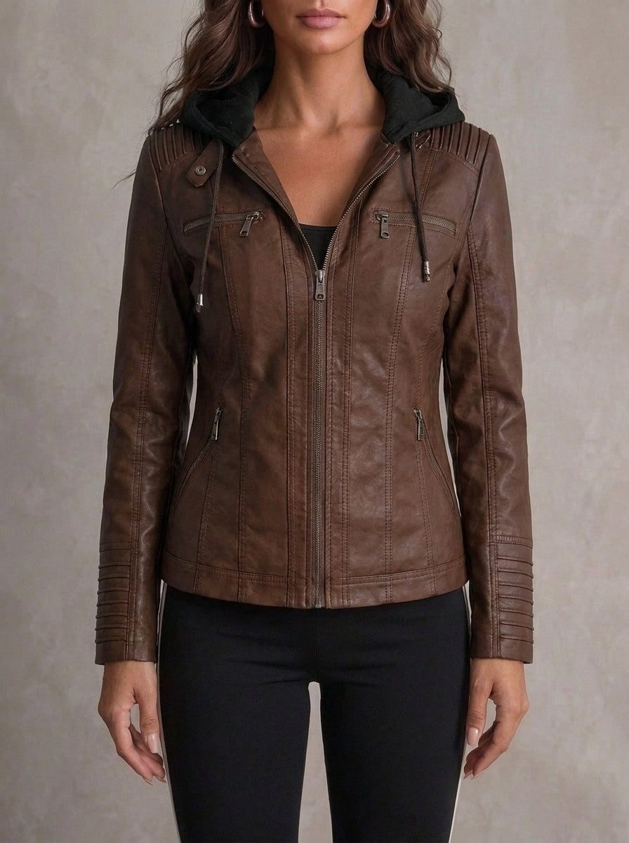 Macarena | Chaqueta de Piel Resistente y Elegante