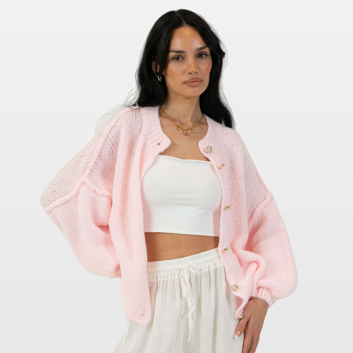 Ludovica | Cárdigan corto oversize