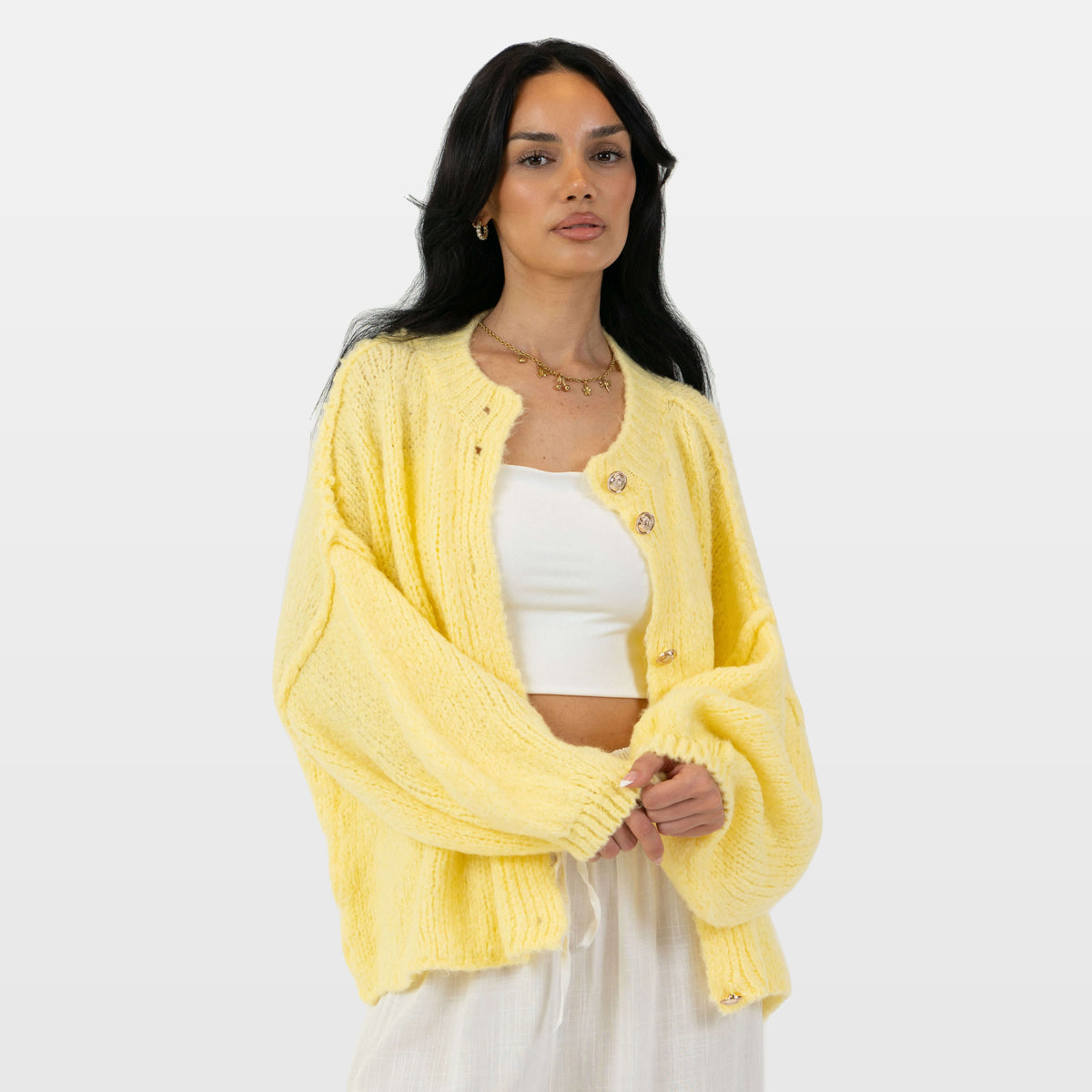 Ludovica | Cárdigan corto oversize