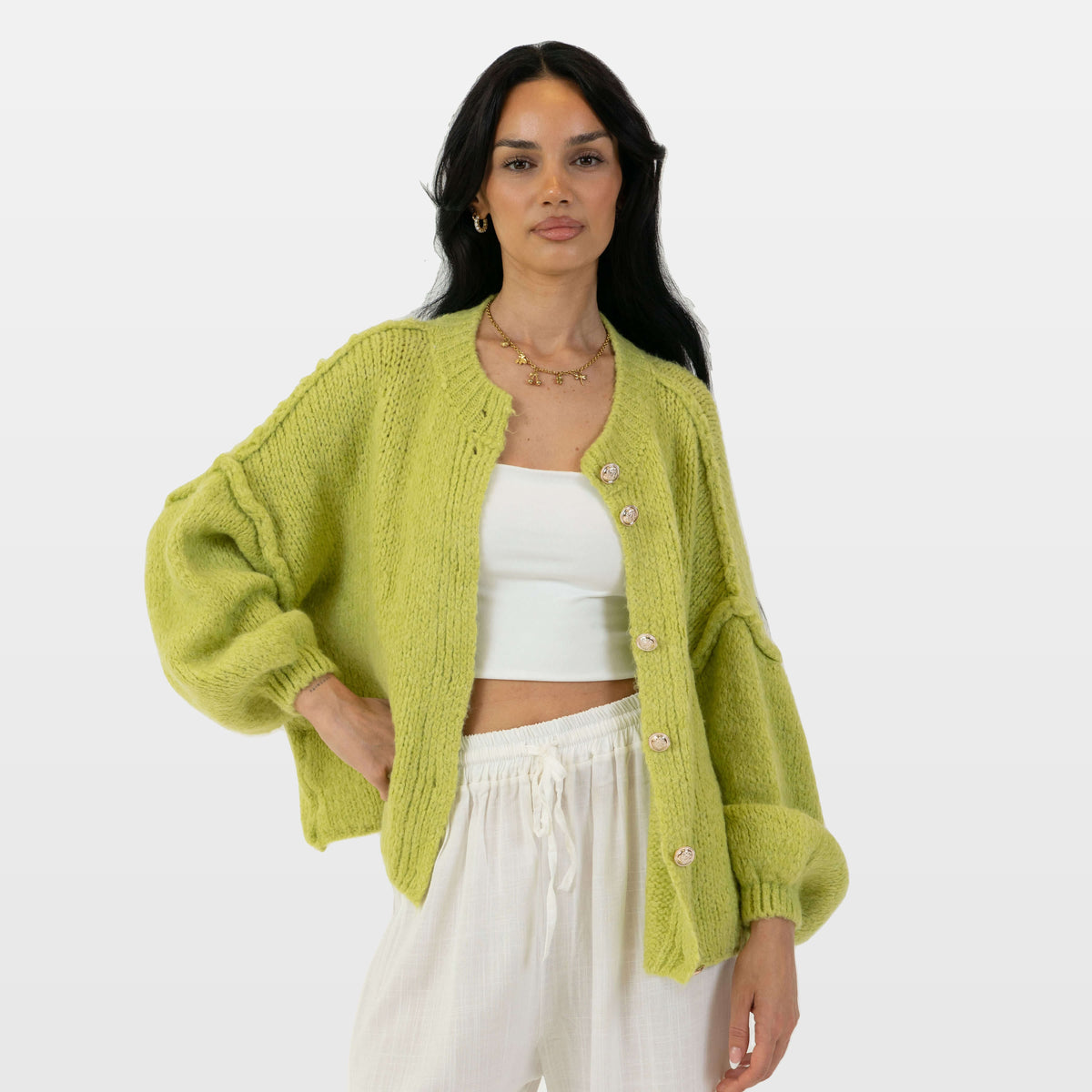 Ludovica | Cárdigan corto oversize