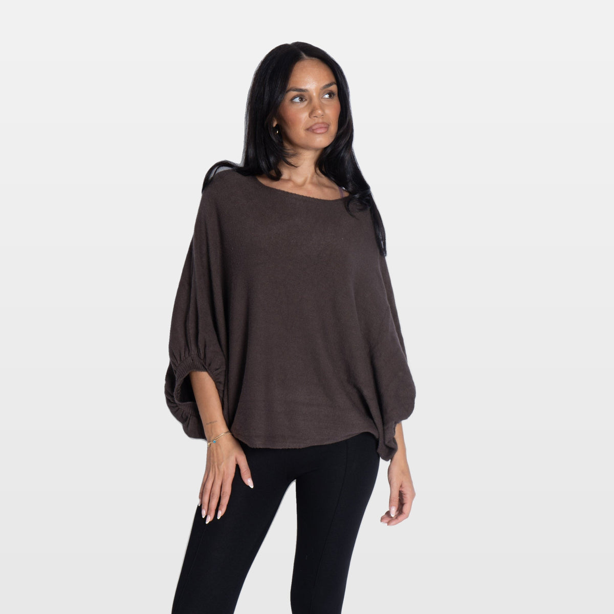 Giada | Suéter oversize de manga murciélago