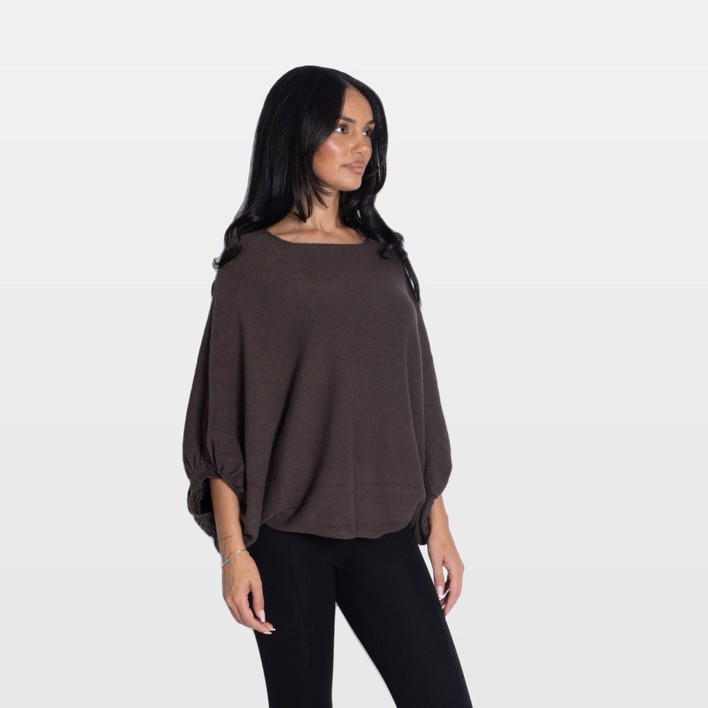 Giada | Suéter oversize de manga murciélago