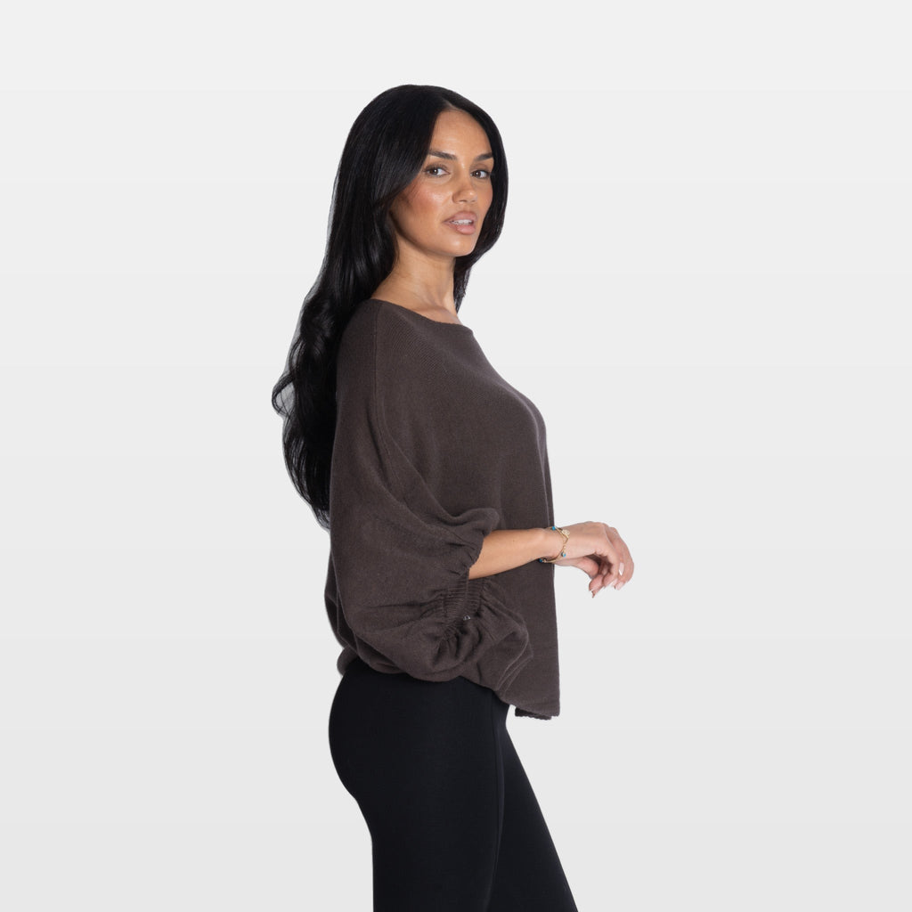 Giada | Suéter oversize de manga murciélago