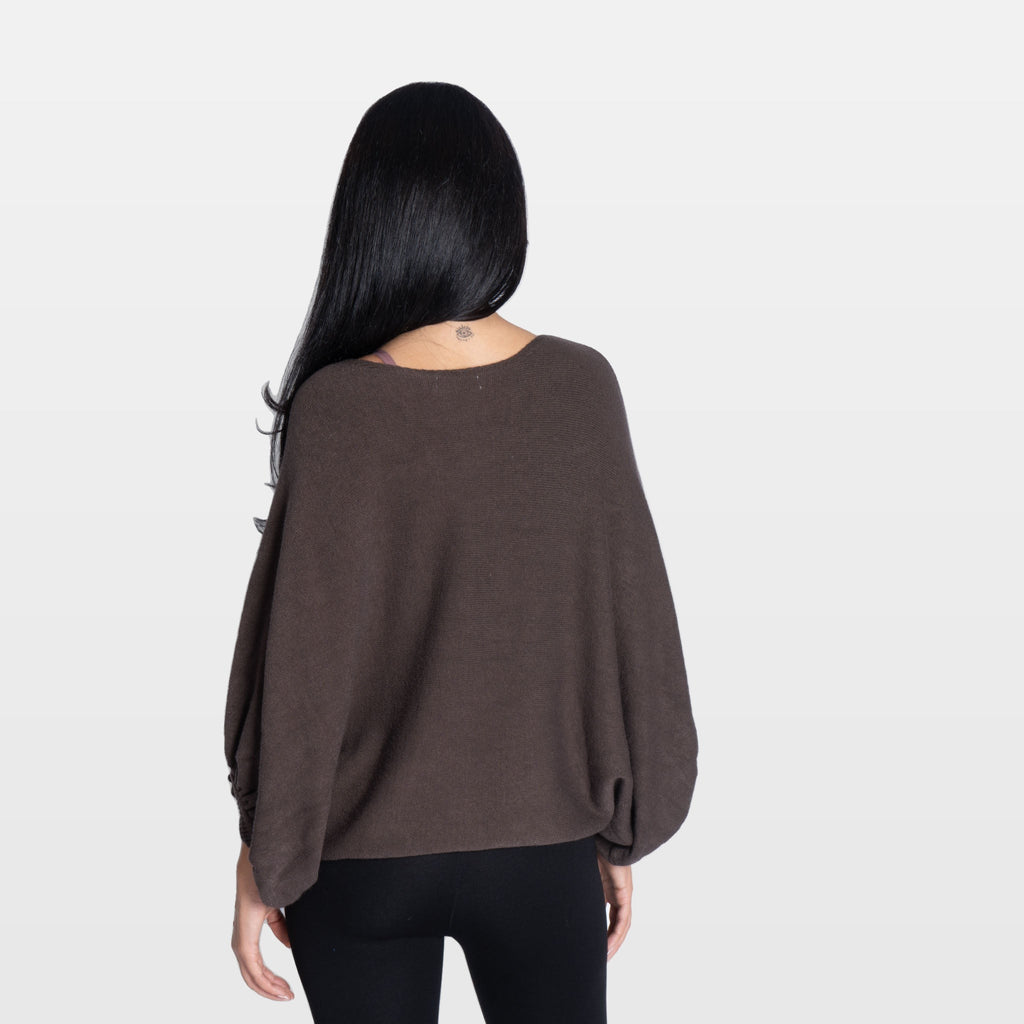 Giada | Suéter oversize de manga murciélago