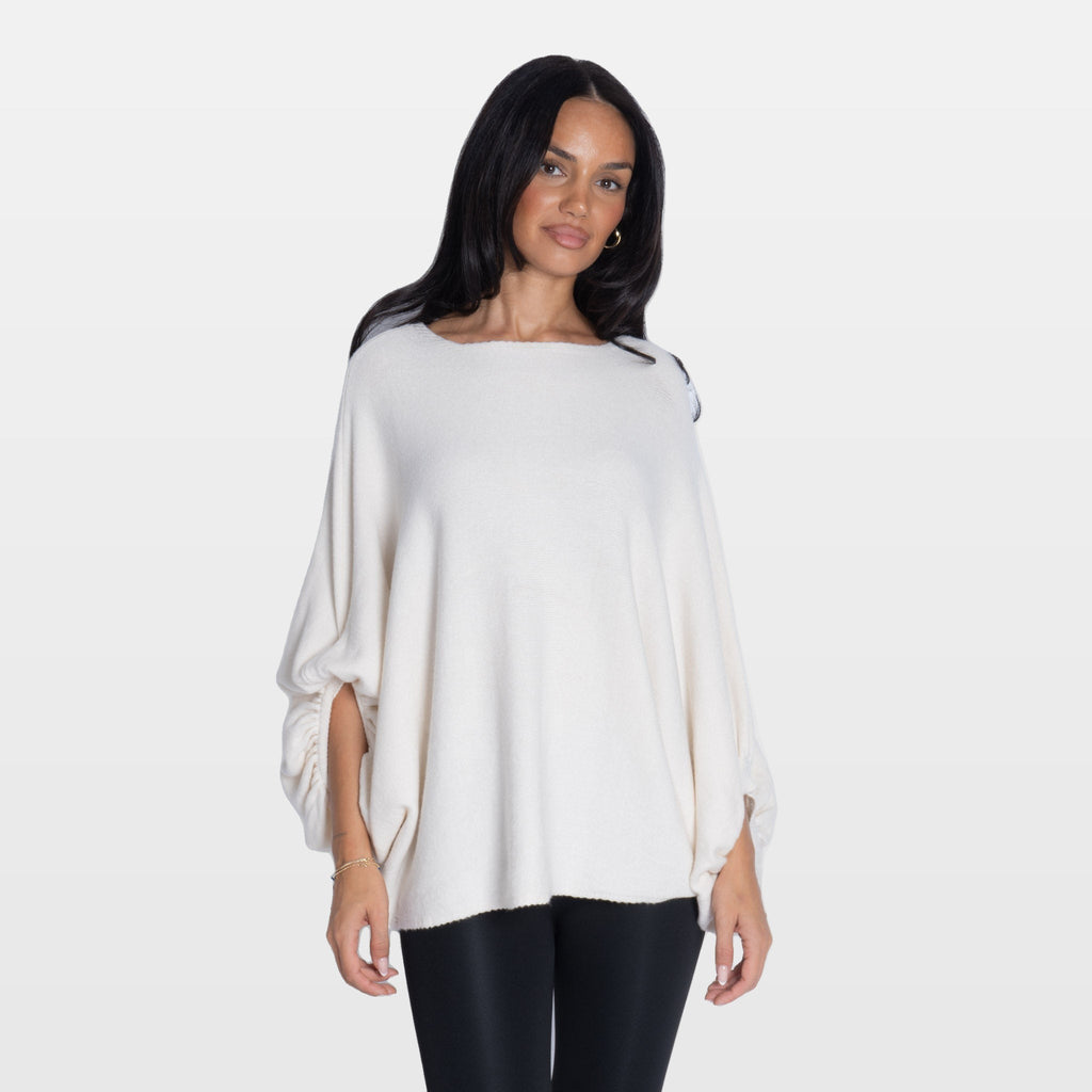 Giada | Suéter oversize de manga murciélago