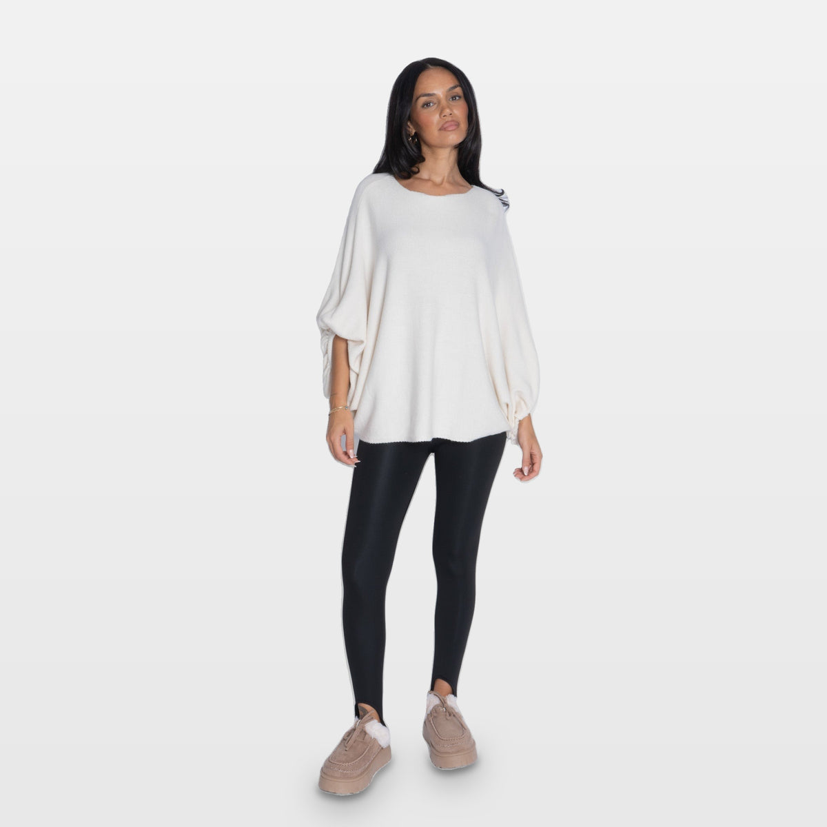 Giada | Suéter oversize de manga murciélago