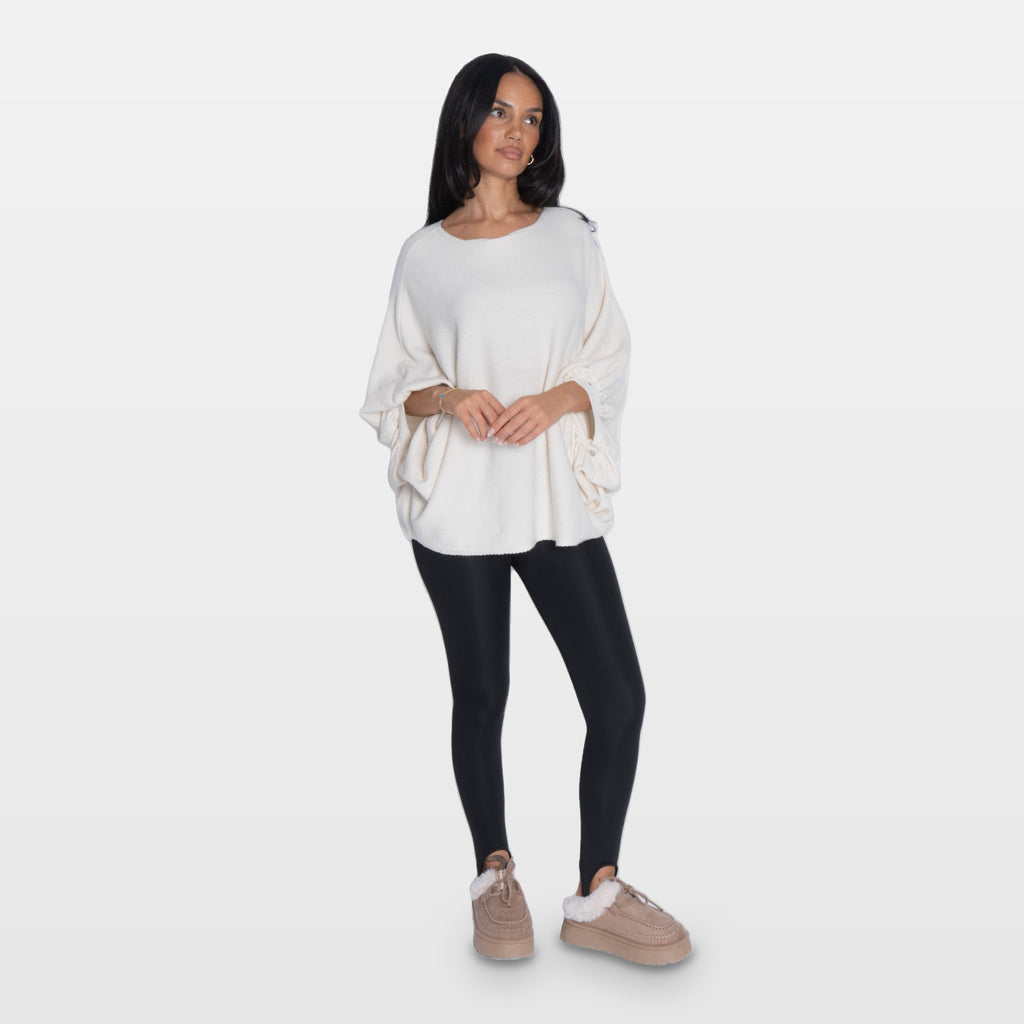 Giada | Suéter oversize de manga murciélago