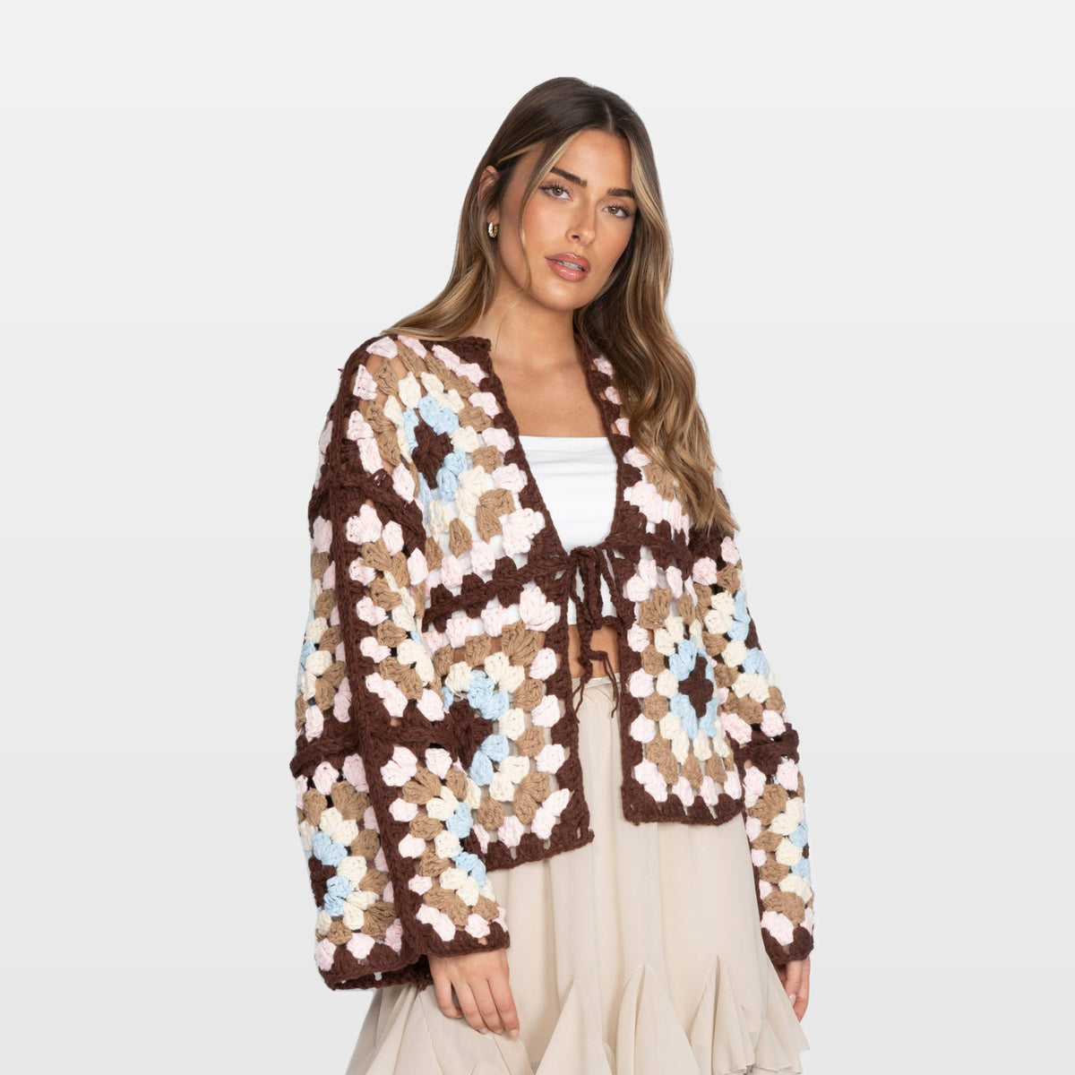 Zita | Cárdigan bohemio hecho a mano
