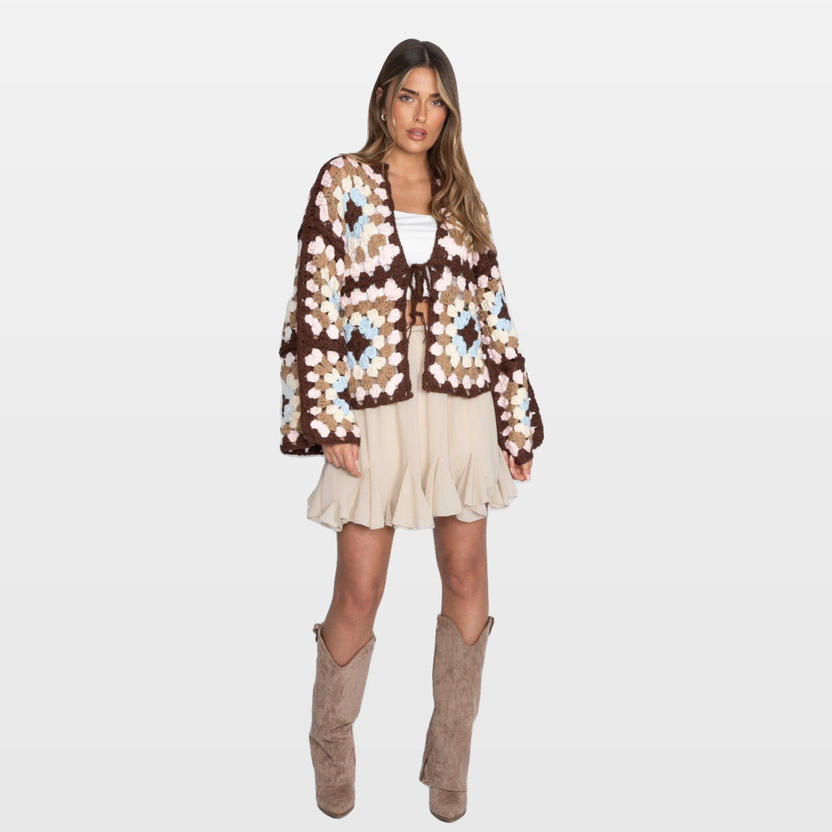 Zita | Cárdigan bohemio hecho a mano