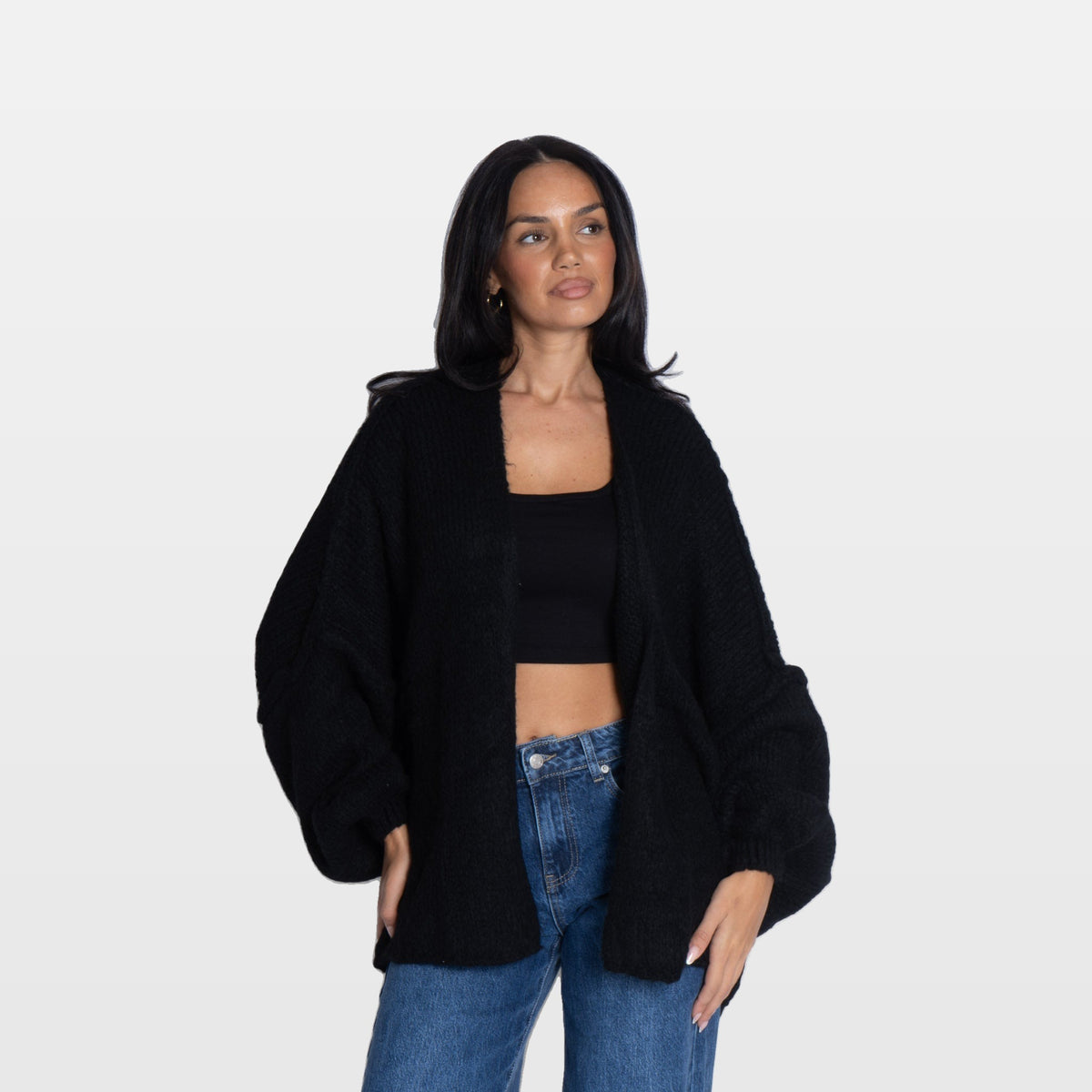 Delia | Cárdigan casual de corte oversize