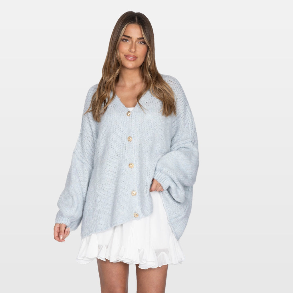 Ginevra | Cárdigan oversize de cuello en V