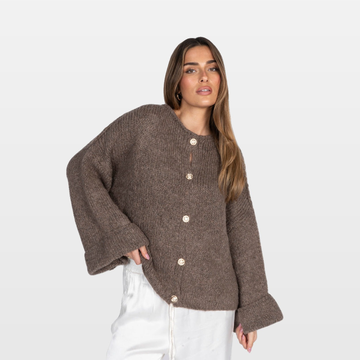 Gaia | Cárdigan oversize de mangas suaves