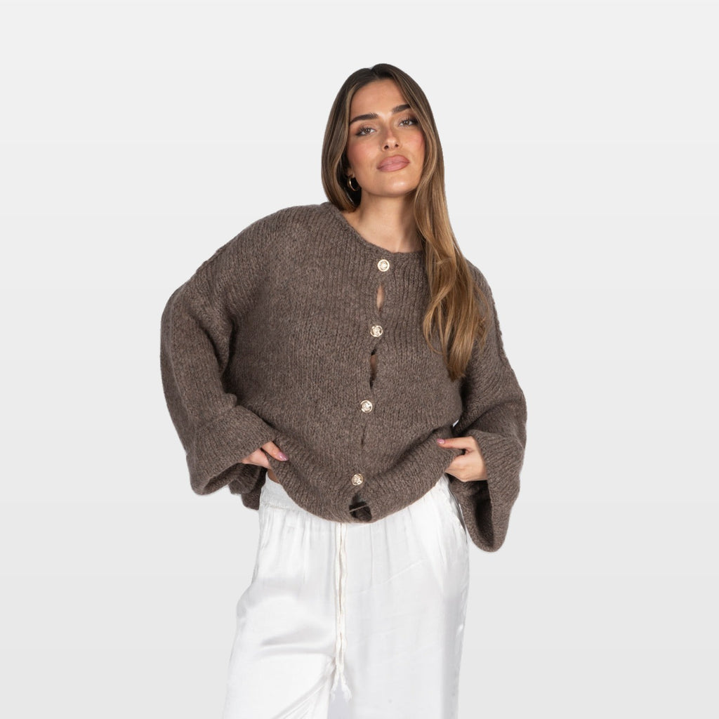 Gaia | Cárdigan oversize de mangas suaves
