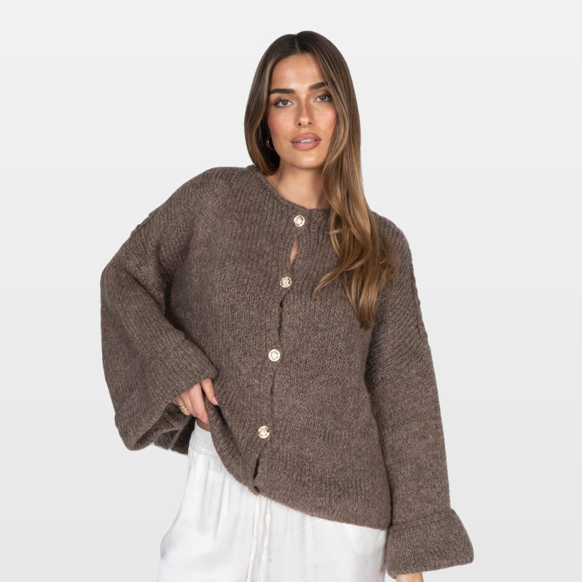 Gaia | Cárdigan oversize de mangas suaves