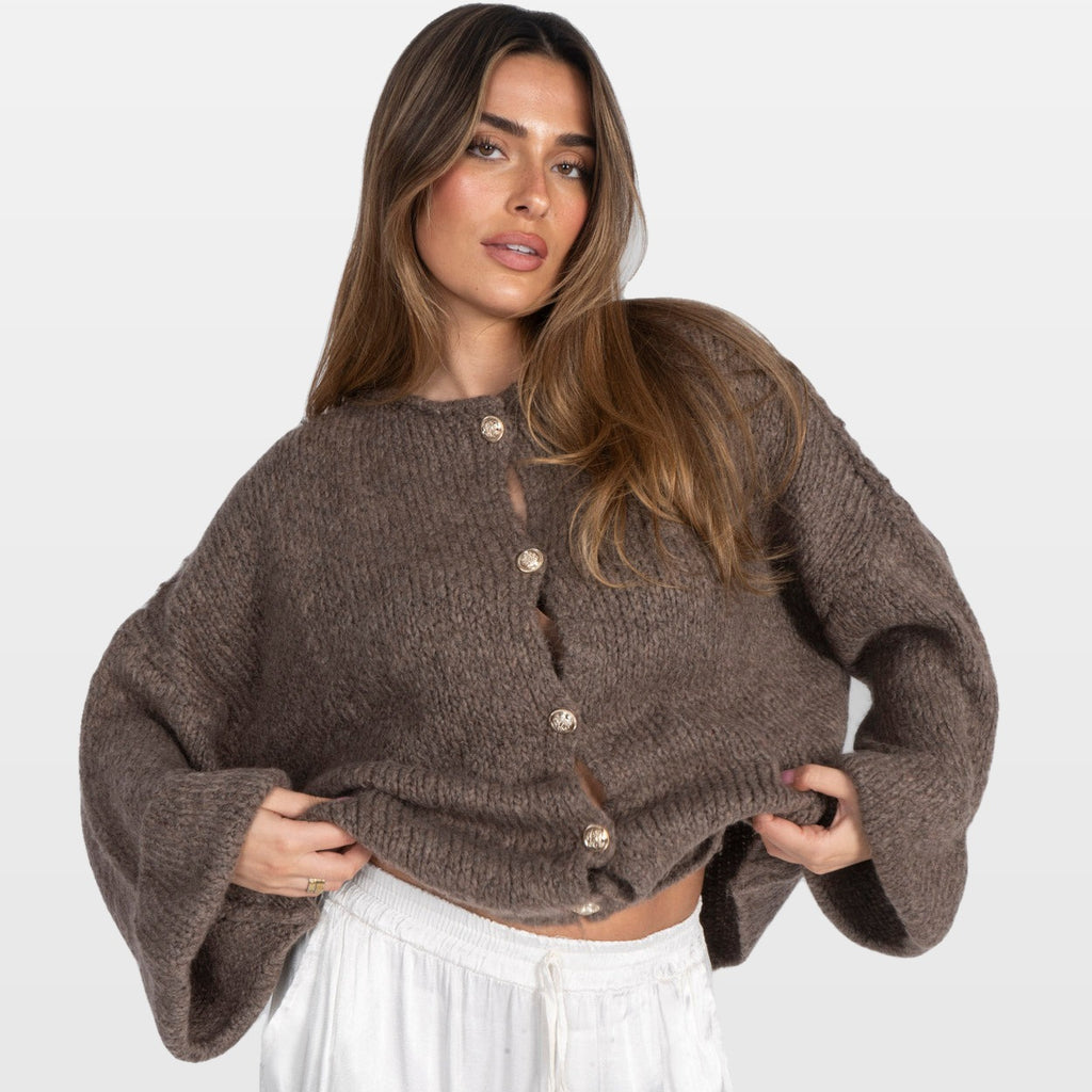 Gaia | Cárdigan oversize de mangas suaves