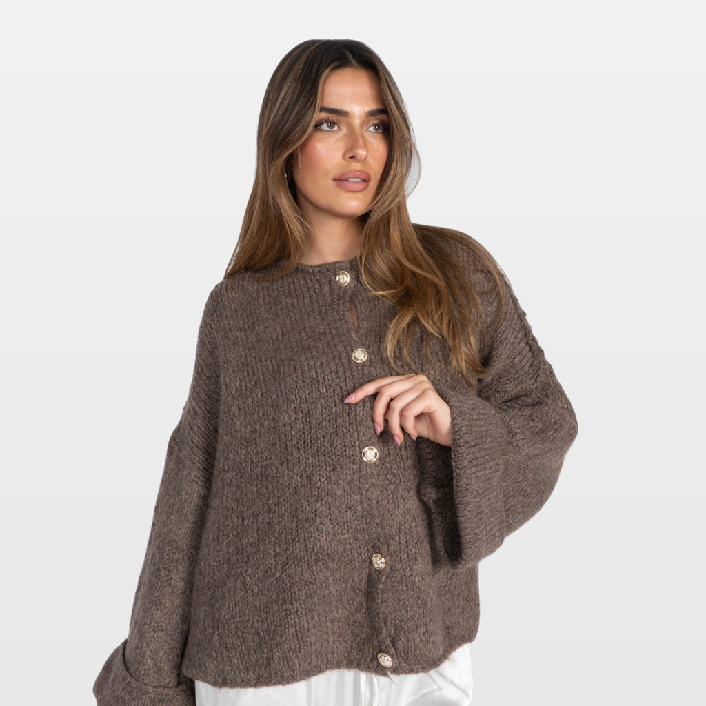 Gaia | Cárdigan oversize de mangas suaves