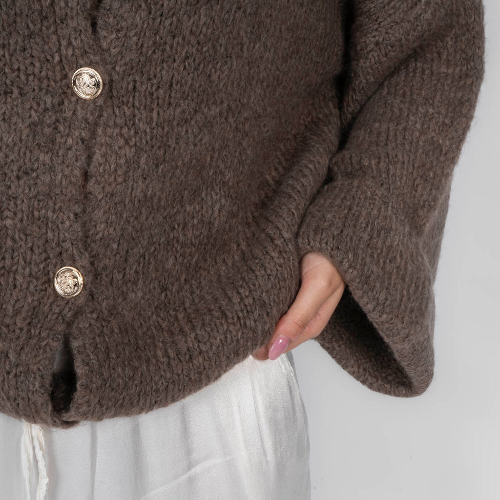 Gaia | Cárdigan oversize de mangas suaves