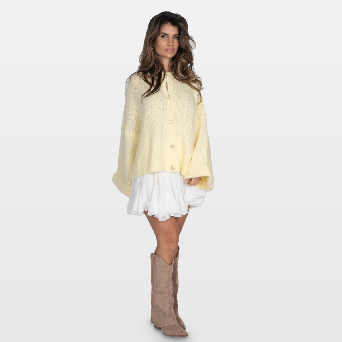 Gaia | Cárdigan oversize de mangas suaves