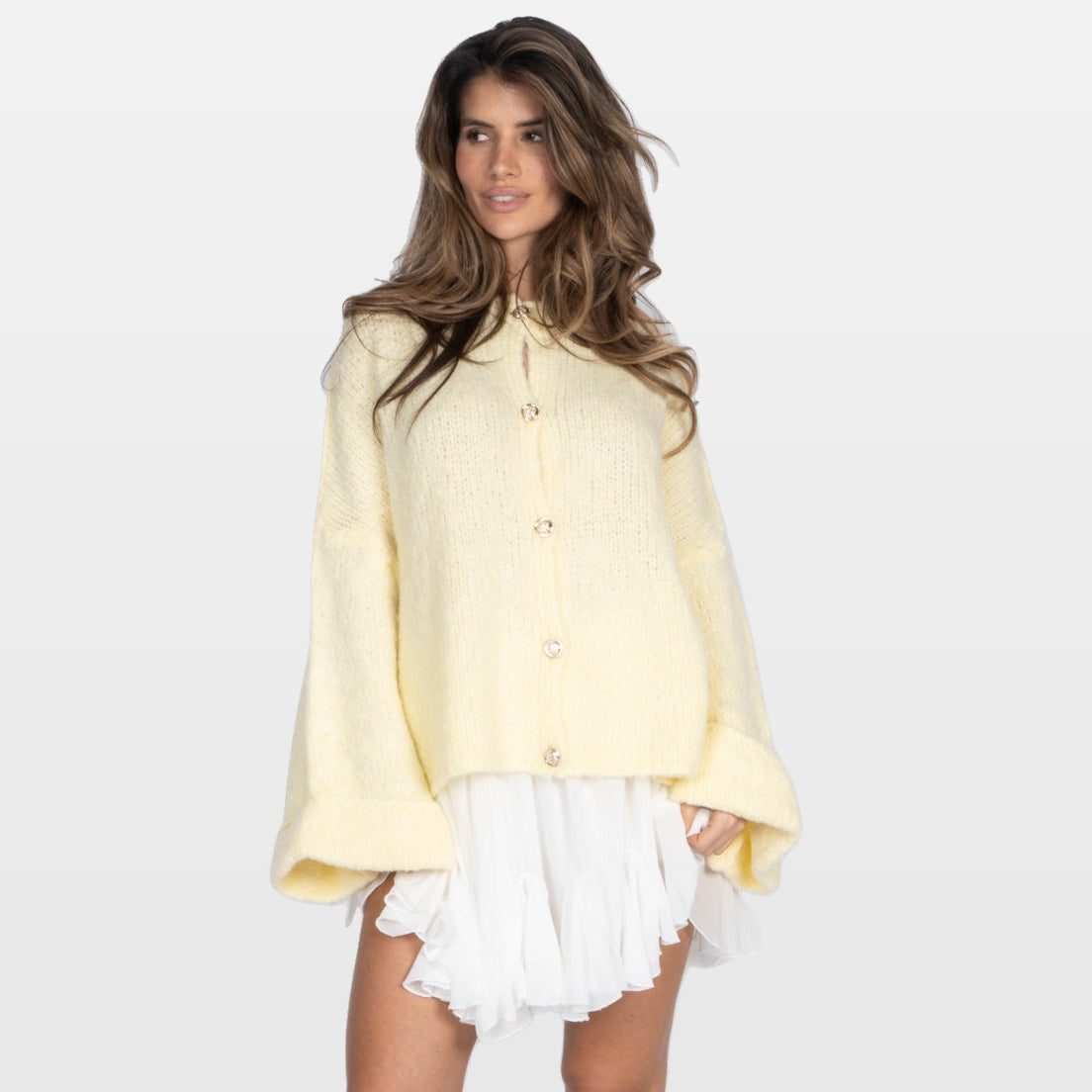 Gaia | Cárdigan oversize de mangas suaves