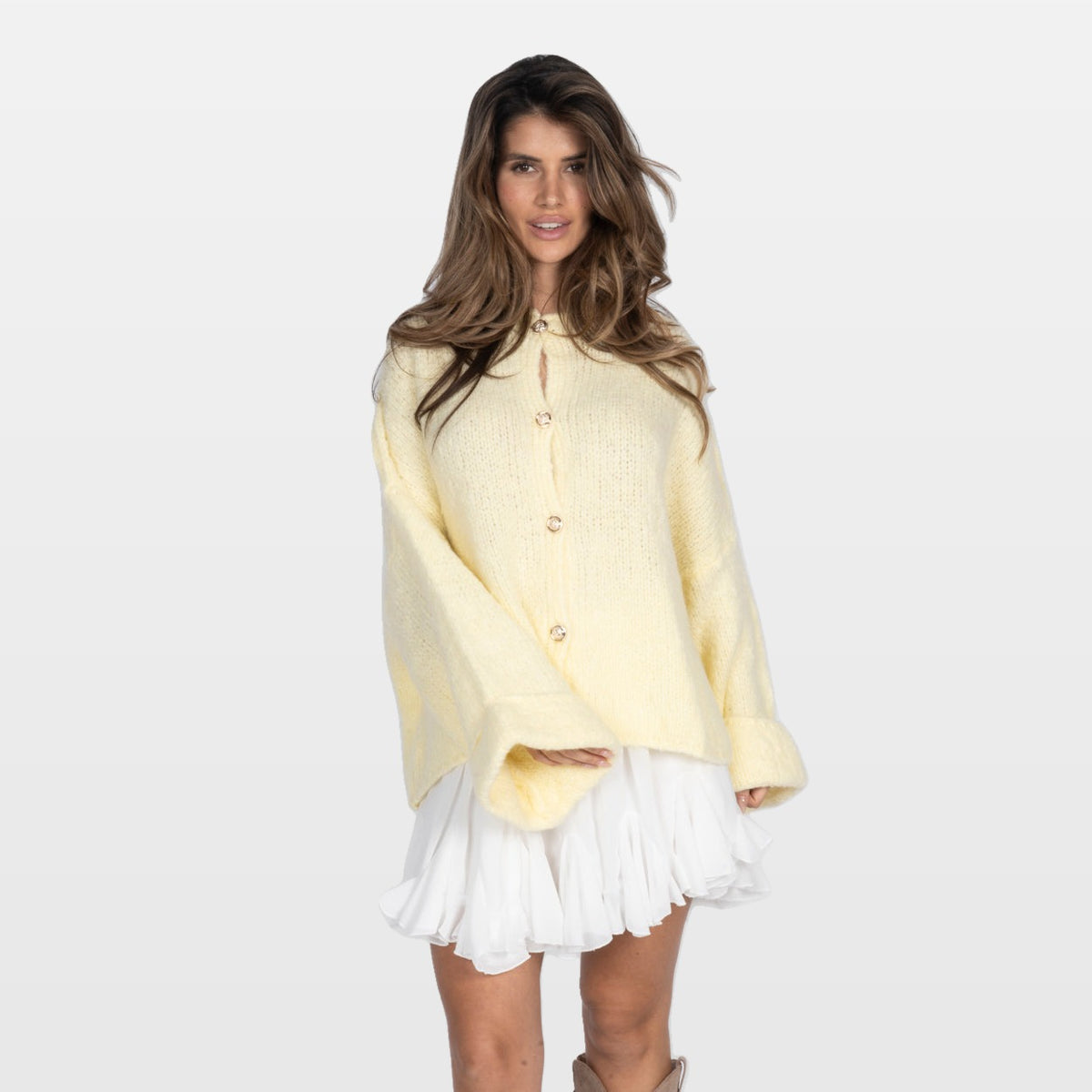 Gaia | Cárdigan oversize de mangas suaves