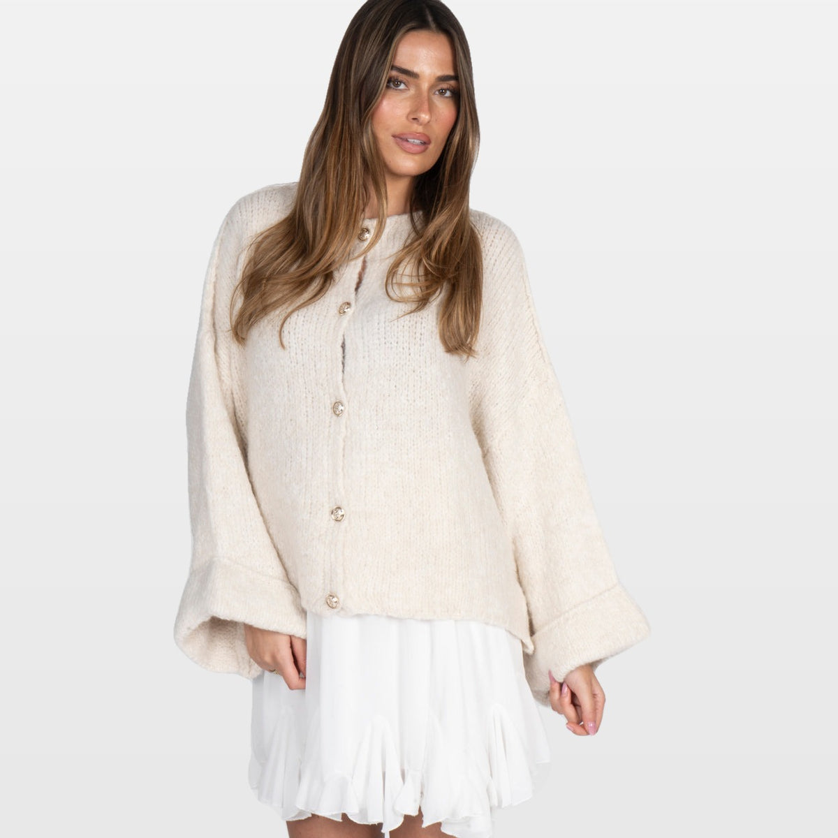 Gaia | Cárdigan oversize de mangas suaves