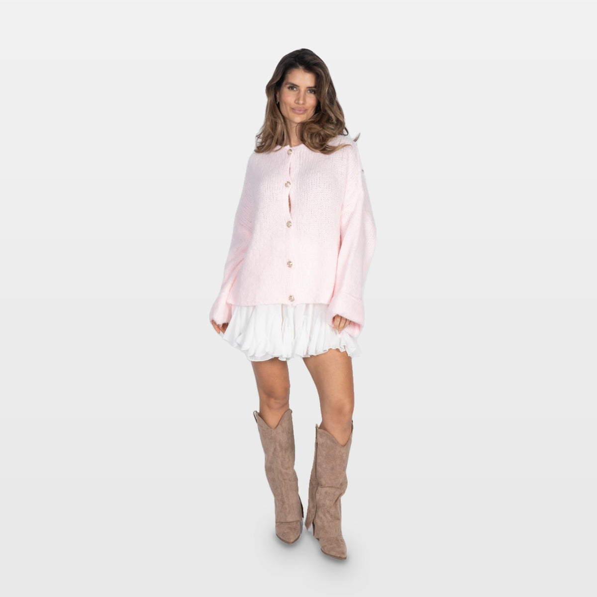 Gaia | Cárdigan oversize de mangas suaves