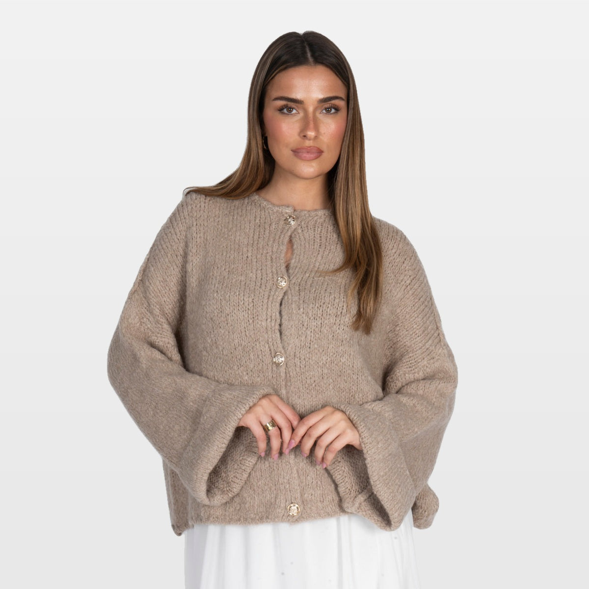 Gaia | Cárdigan oversize de mangas suaves