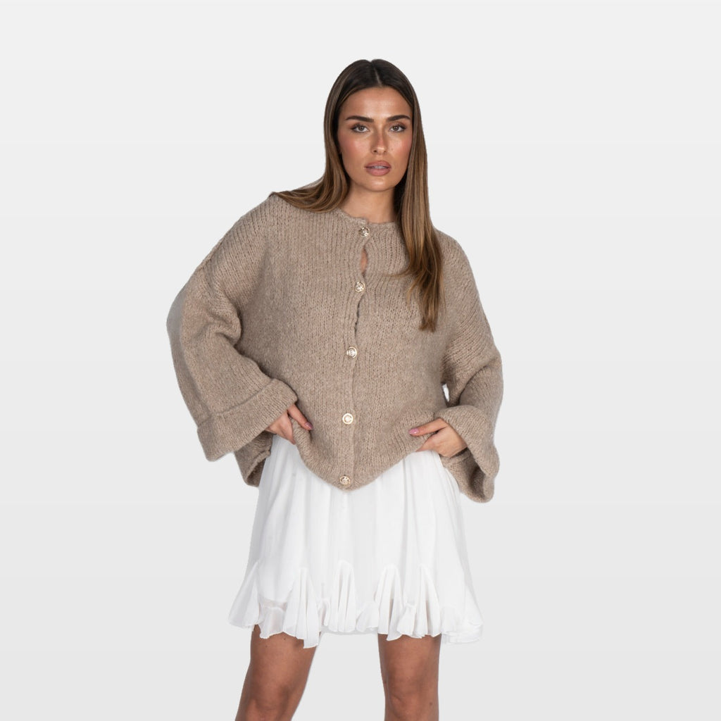 Gaia | Cárdigan oversize de mangas suaves