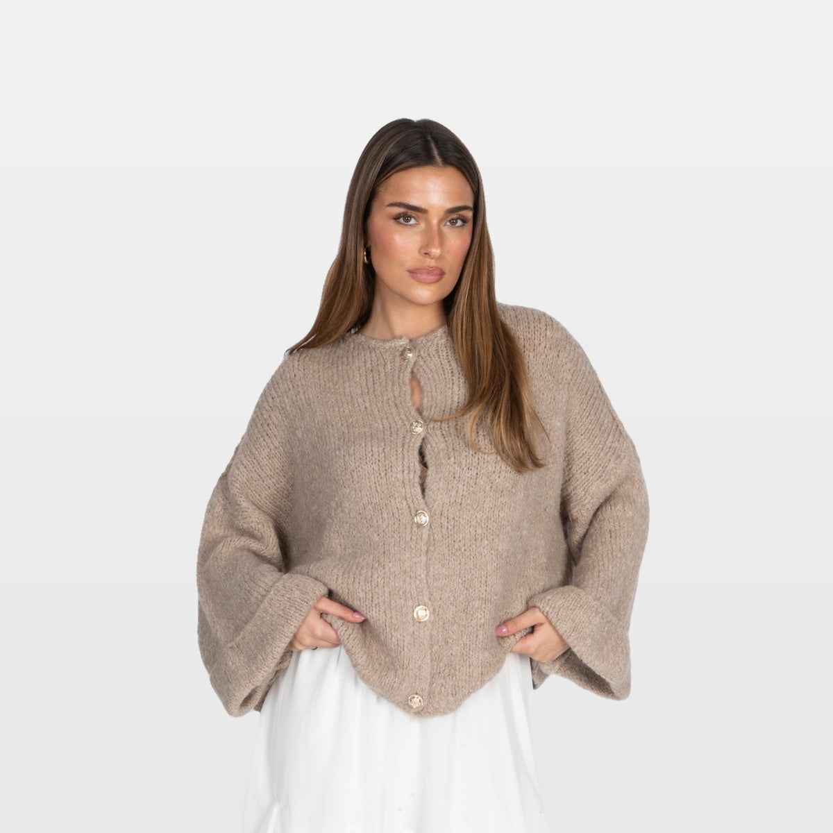 Gaia | Cárdigan oversize de mangas suaves