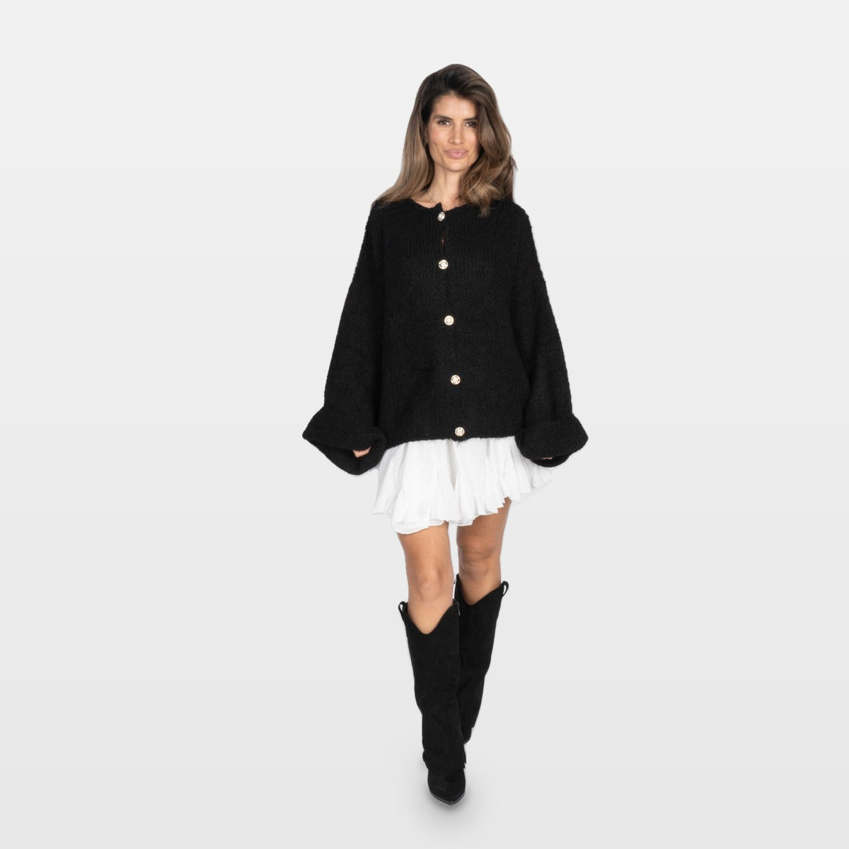 Gaia | Cárdigan oversize de mangas suaves