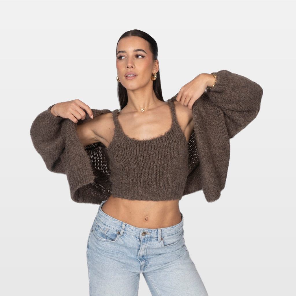 Paola | Conjunto de punto acogedor de dos piezas