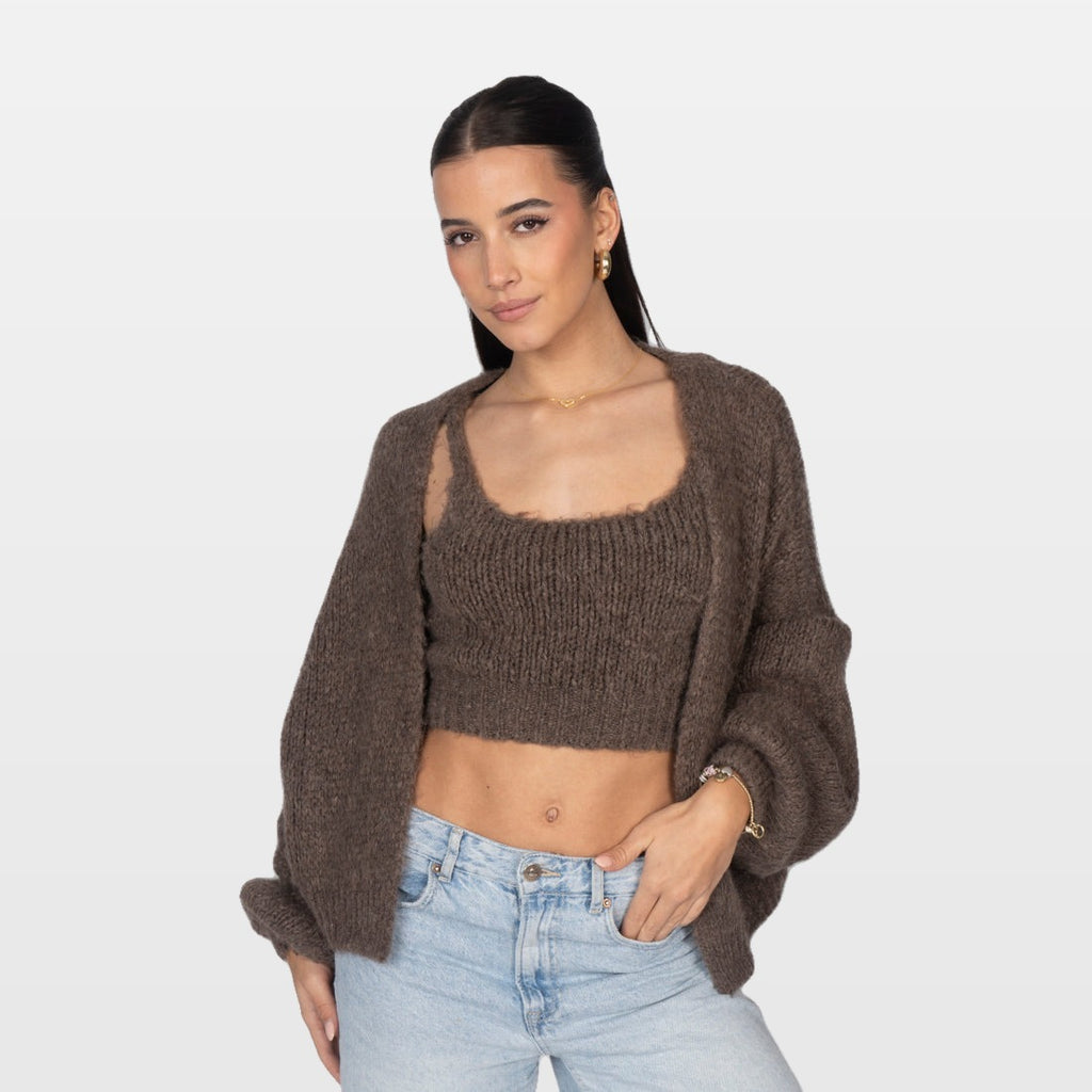 Paola | Conjunto de punto acogedor de dos piezas