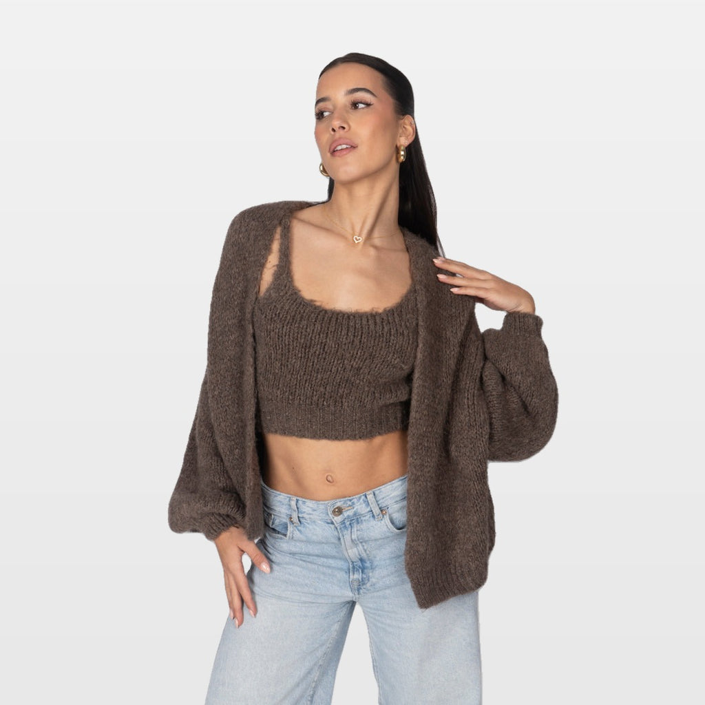 Paola | Conjunto de punto acogedor de dos piezas