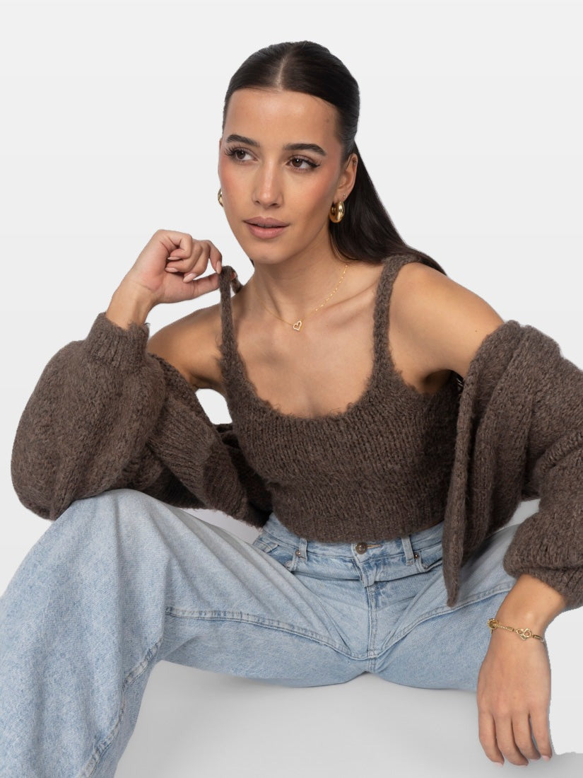 Paola | Conjunto de punto acogedor de dos piezas