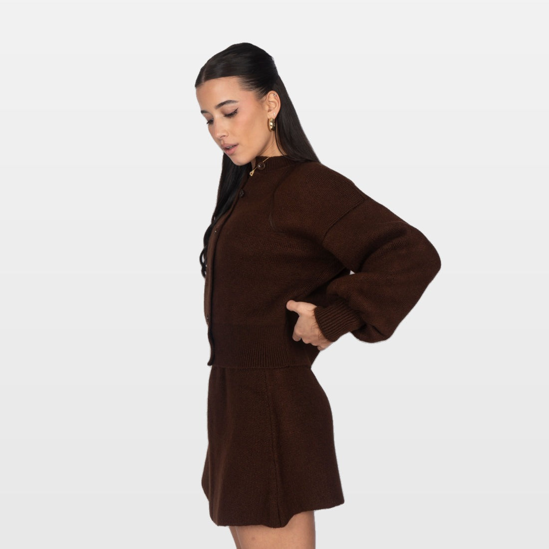Dalia | Conjunto esencial de falda y cárdigan