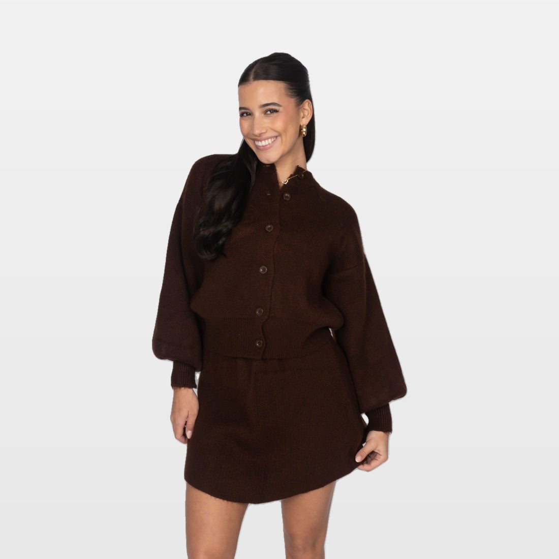 Dalia | Conjunto esencial de falda y cárdigan