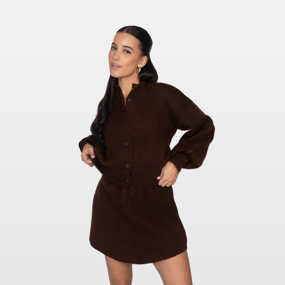 Dalia | Conjunto esencial de falda y cárdigan