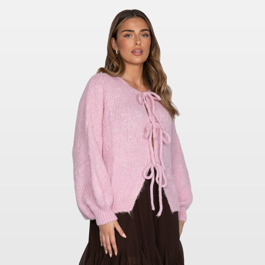 Bettina | Cárdigan oversize con lazos