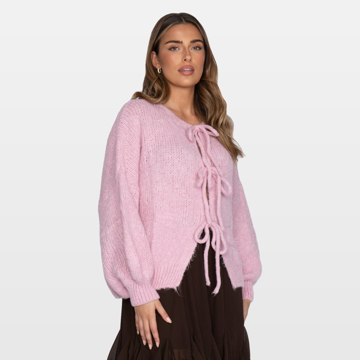 Bettina | Cárdigan oversize con lazos