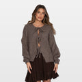 Bettina | Cárdigan oversize con lazos