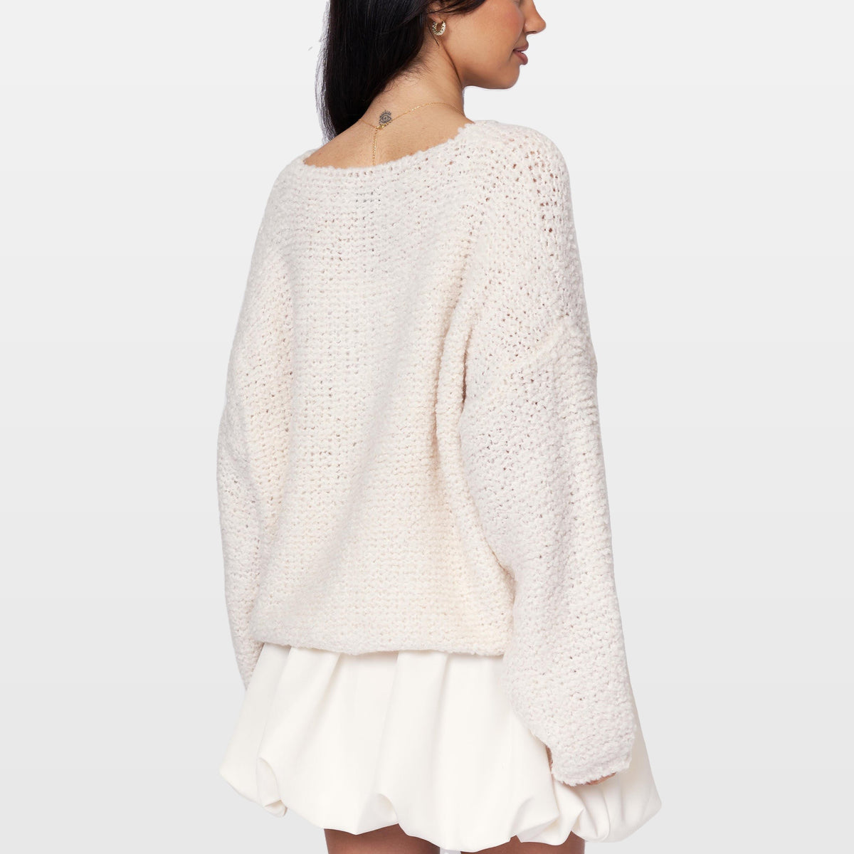 Romina | Cárdigan acogedor de bouclé