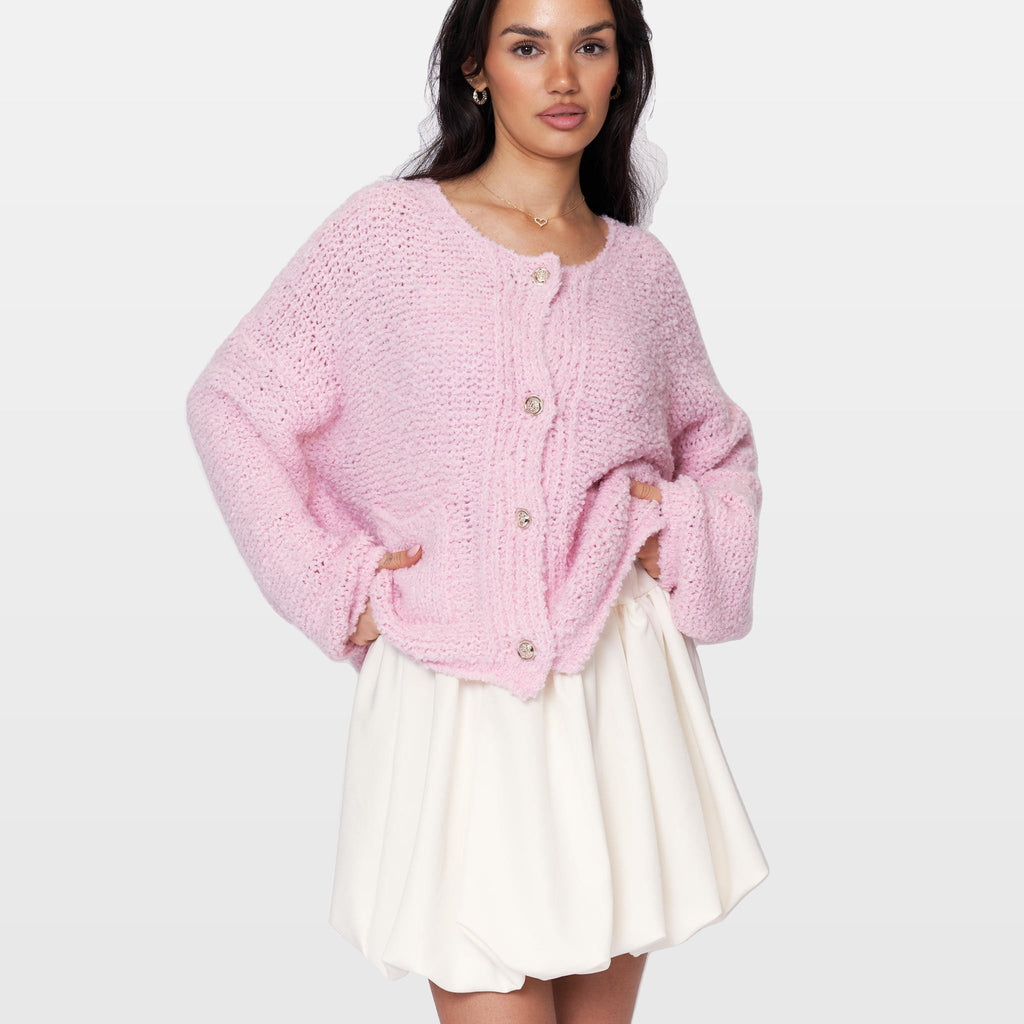 Romina | Cárdigan acogedor de bouclé