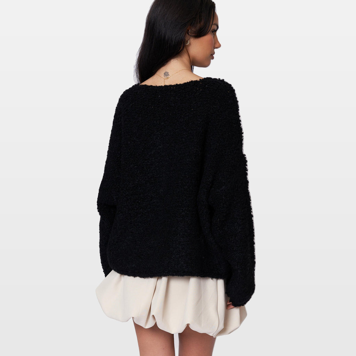 Romina | Cárdigan acogedor de bouclé